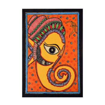 Buy Madhubani - Woman In The Wind (PRT_7230_44739) - Canvas Art Print -  14in X 18in Canvas Art Print by Jyoti Mallick. Code:PRT_7230_44739 - Prints  for Sale online in India.